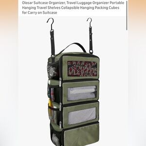 Amazon Green Hanging Travel Organizer
